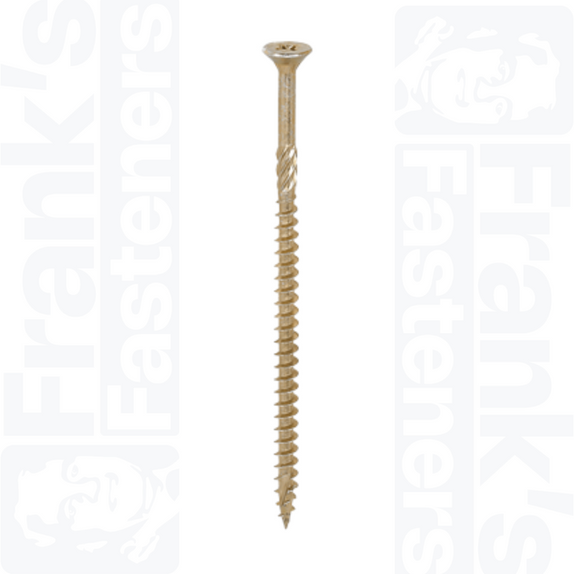 5.0 x 100mm C2 Strong-Fix PZ Double Countersunk, Yellow