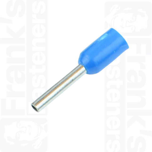 0.25mm Cord End Ferrules, Light Blue
