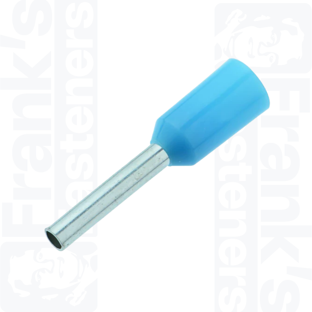 0.75mm Cord End Ferrules, Blue
