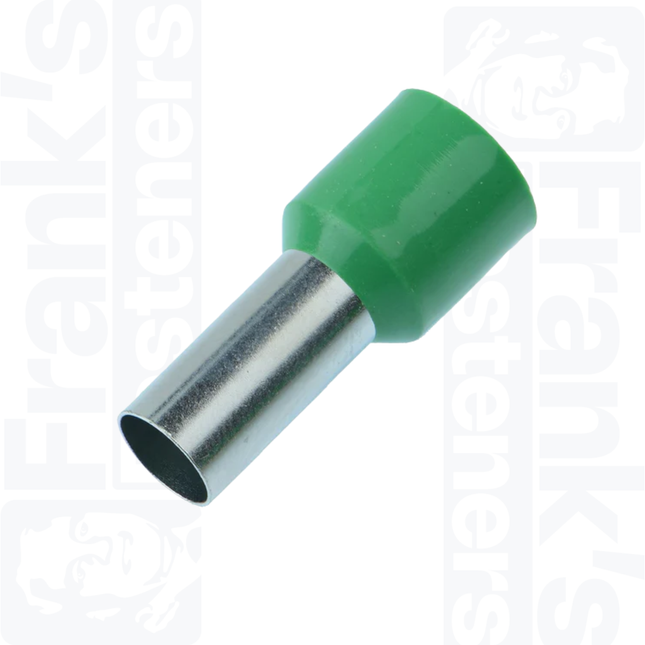 16mm Cord End Ferrules, Green