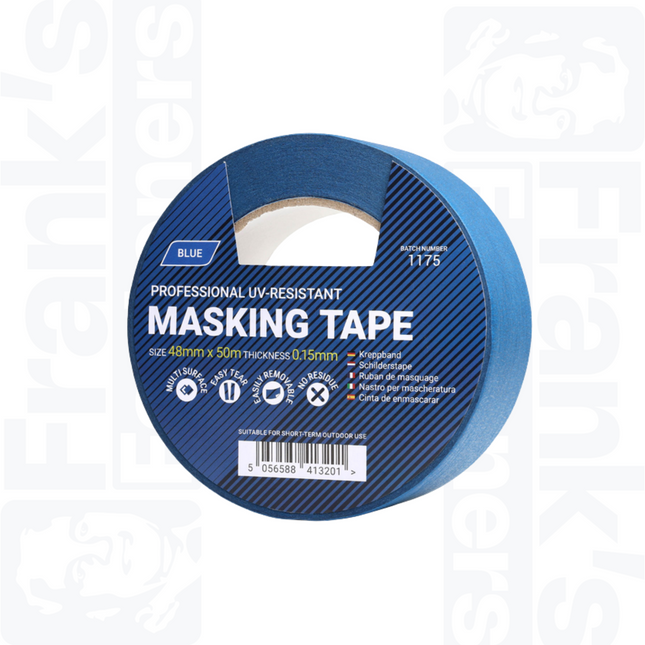 24mm x 50m Blue UV-Resistant Masking Tape