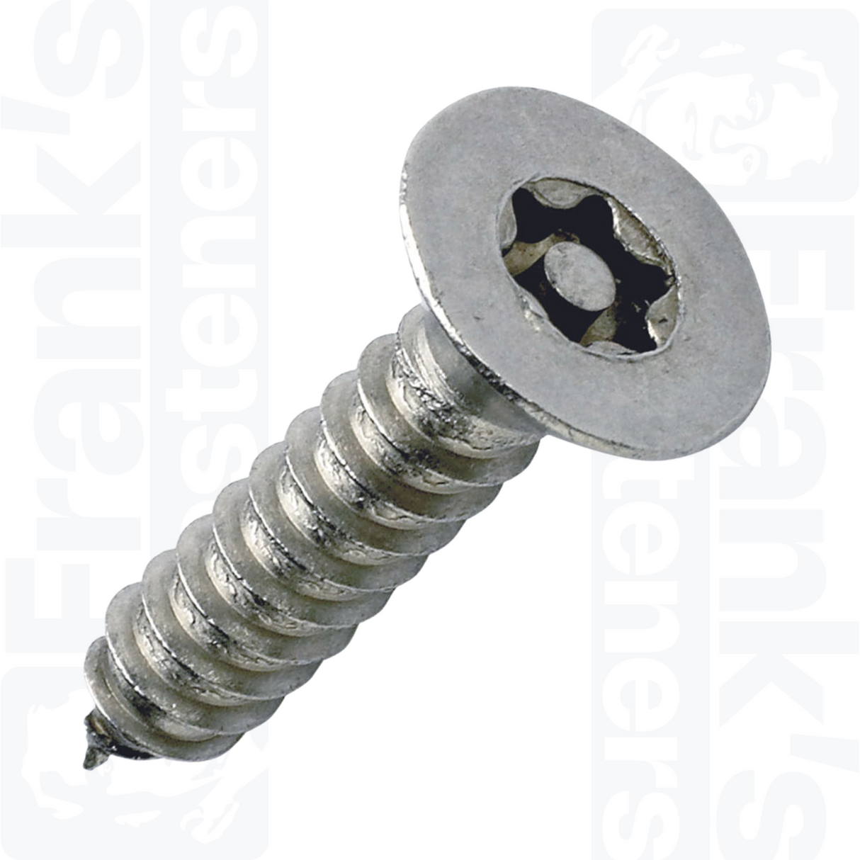 #8 x 1 1/2" Countersunk 6-Lobe Pin Self Tapper - Stainless Steel (A2) (Box of 100)