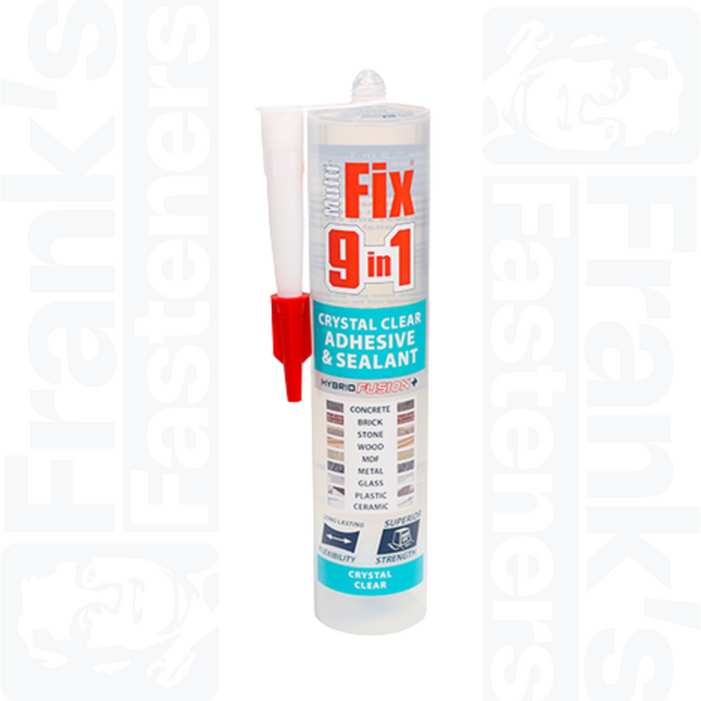 TIMCO 9 in 1 Adhesive & Sealant, Clear 290ml