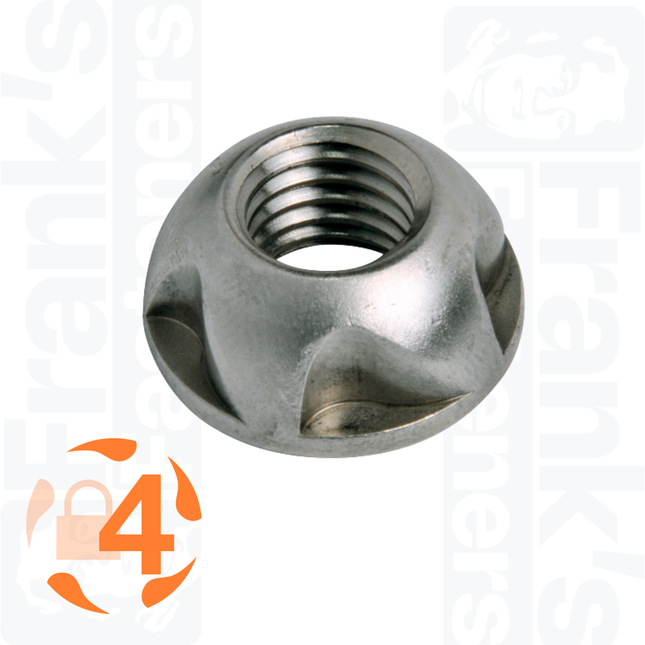 M10 Kinmar® Removable Nut, Stainless Steel A2 (100)