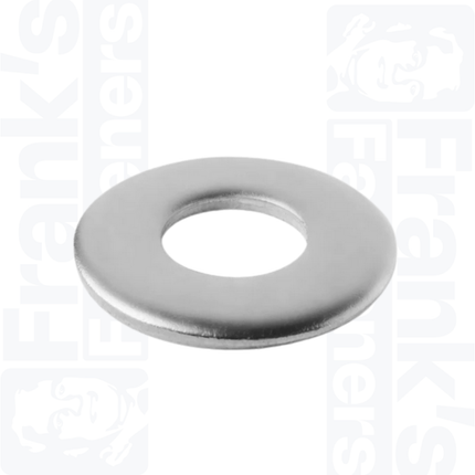 6BA Flat Washer Table 1, Stainless Steel A2
