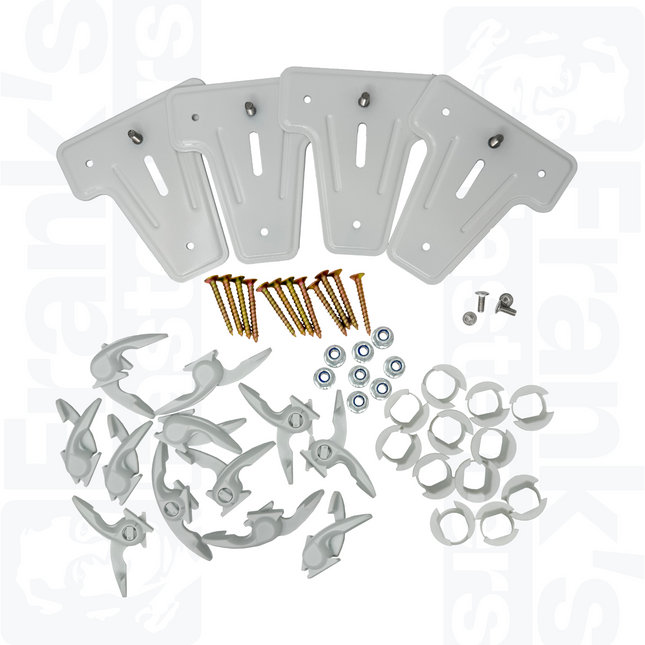 Bullfix Raditor Adaptor Heavy Duty Bracket Kit, White