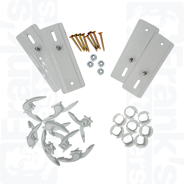 Bullfix Raditor Adaptor Bracket Kit, White