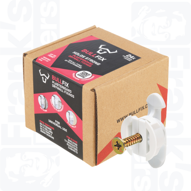 Bullfix Universal Heavy Duty Plasterboard Fixings, Pack of 24