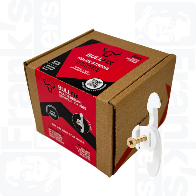 Bullfix Universal Extra Heavy Duty Plasterboard Fixings, Pack of 24