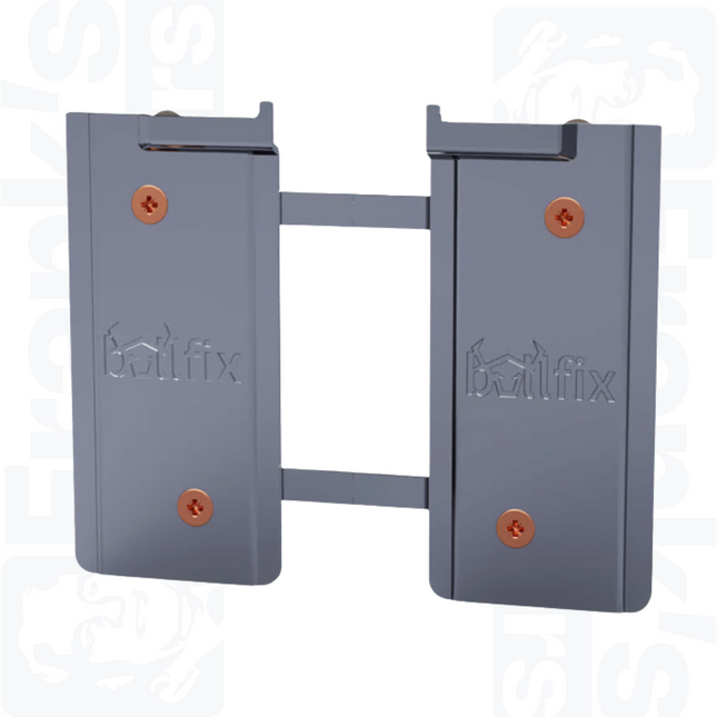 Bullfix Concealed Kitchen Cabinet Bracket Kit & Heavy Duty Fixings, Pack of 8