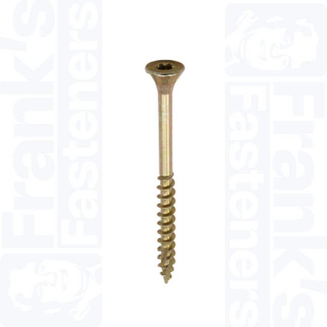 4.2 x 55mm C2 Floor-Fix Tx Countersunk Screw, Yellow (200)