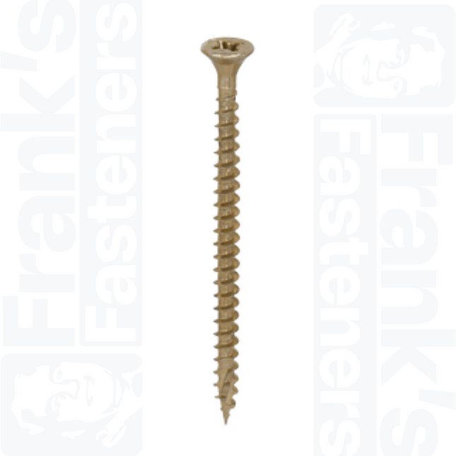 6.0 x 60mm C2 Strong-Fix PZ Double Countersunk, Yellow