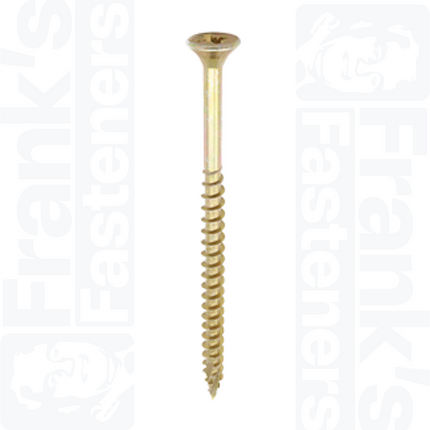 5.0 x 120mm C2 Strong-Fix PZ Double Countersunk, Yellow