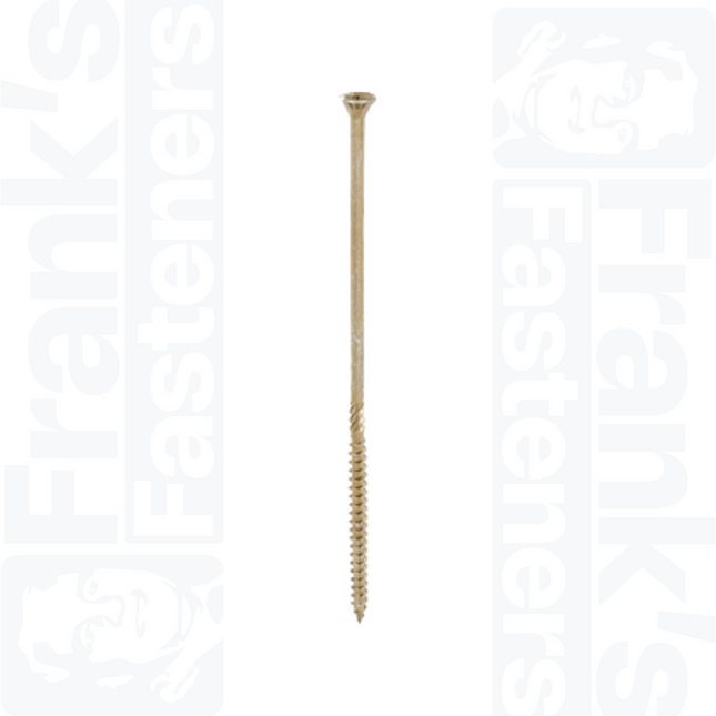 6.0 x 180mm C2 Strong-Fix PZ Double Countersunk, Yellow