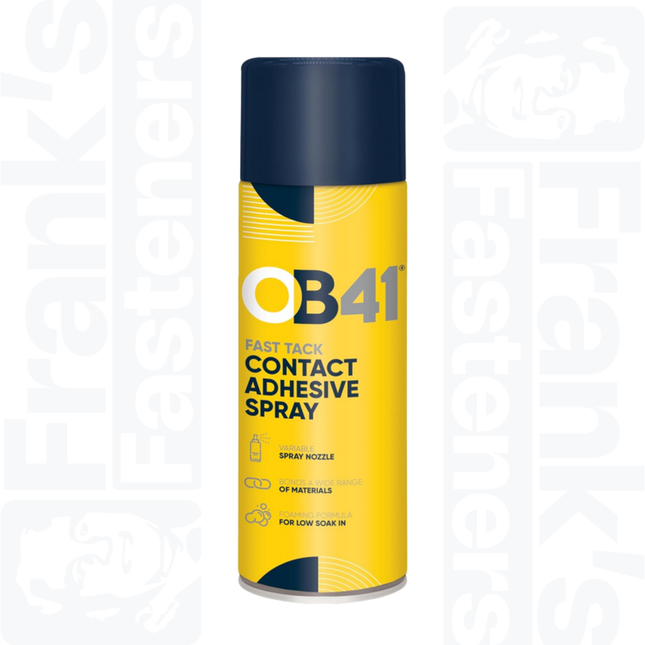 OB41 Fast Tack Contact Adhesive Spray, 500ml