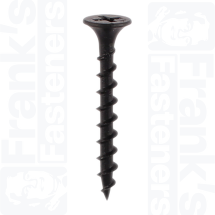 3.5 x 45mm Drywall Screws PH Bugle Coarse Thread, Grey
