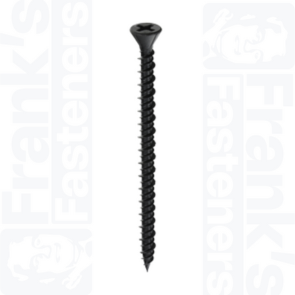 3.9 x 55mm Drywall Dense Board Screws PH Reduced Countersunk, Black