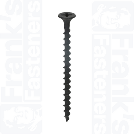 3.5 x 55mm Drywall Screws PH Bugle Coarse Thread, Grey
