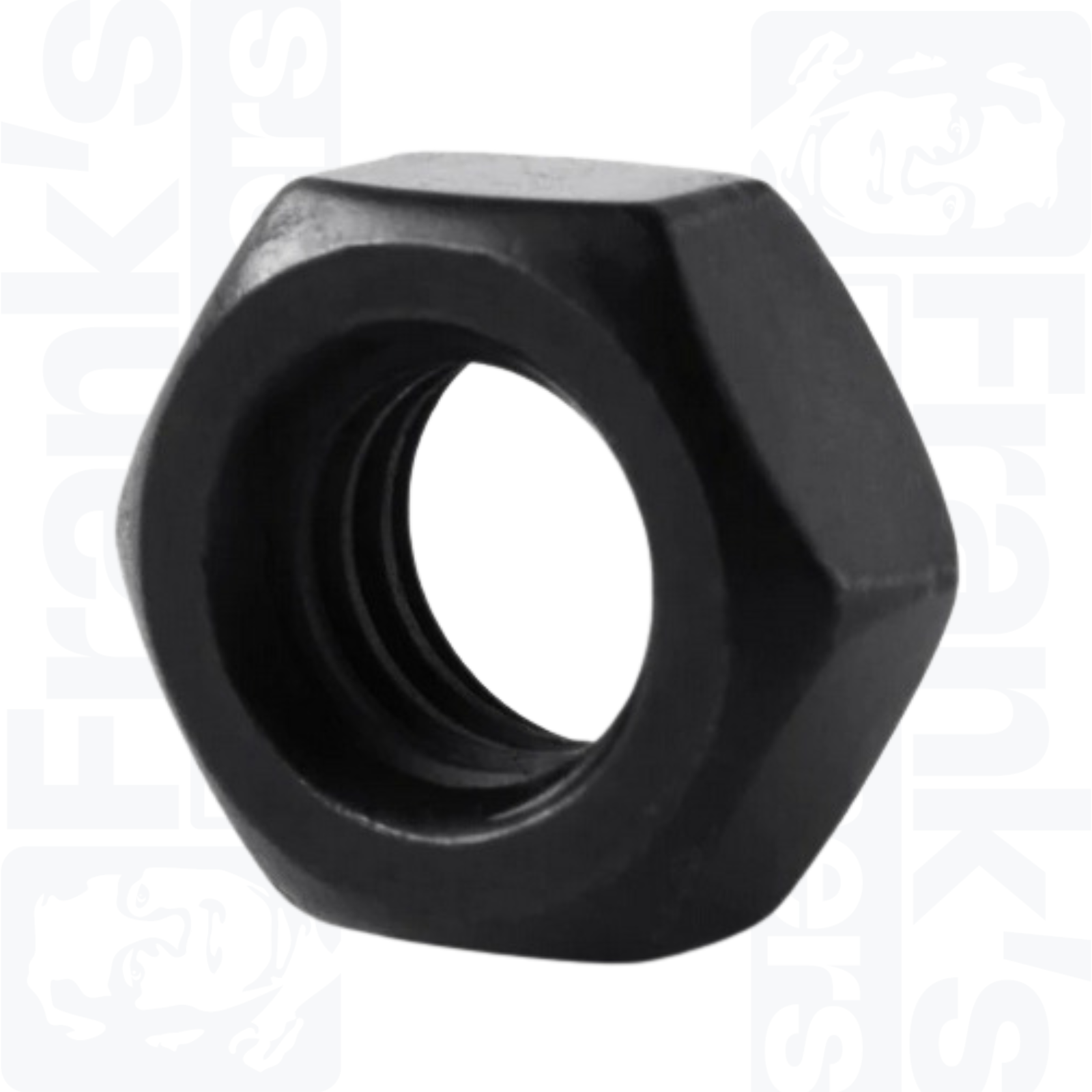 M10 Hexagon Nuts (DIN 934) - Black Stainless Steel (A2 ...