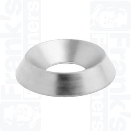 M8 Turned Cup Washer NF E27-619, Stainless Steel A2