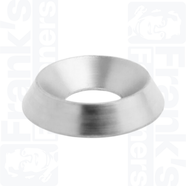 M4 Turned Cup Washer NF E27-619, Stainless Steel A2