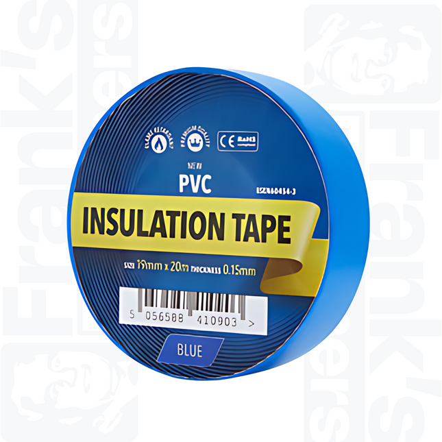 Blue PVC Insulation Tape - 20m x 19mm