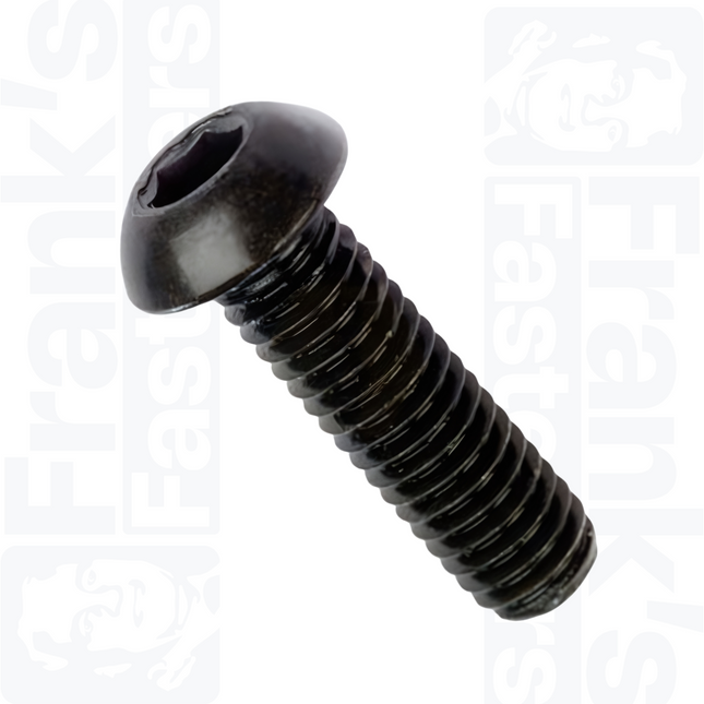M3 x 10mm Socket Button Screws (ISO 7380) - Self Colour High Tensile Steel (10.9)