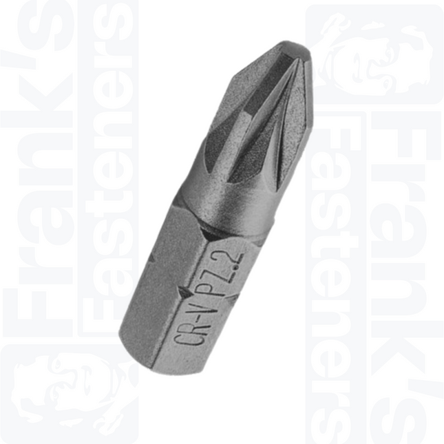 PZ2 25mm Hex Shank Screwdriver Bit