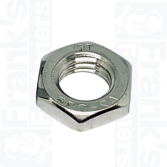 M8 Hexagon Thin Nuts (DIN 439-2) - Stainless Steel (A2)
