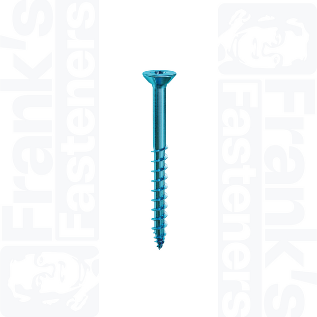 4.2 x 45mm Floor-Tite® Pz Countersunk Screw, Blue (200)