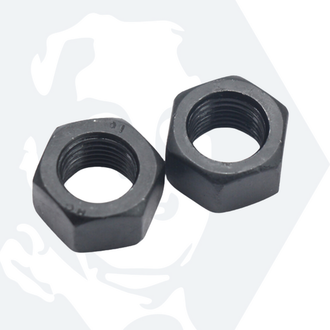 M6 Hexagon Nuts (DIN 934) - Self Colour High Tensile Steel (Class 10)