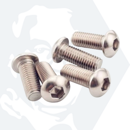 M5 Socket Button Screws (ISO 7380) - Stainless Steel (A2)