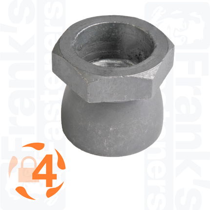 M8 Shear Nut, Galvanised Steel (100)