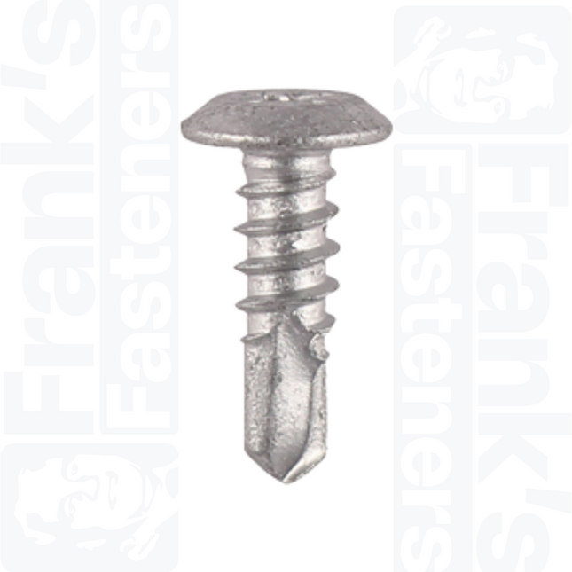4.8 x 16mm Metal Construction Sheet & Framing Screws PH Low Profile Pan Exterior, Silver