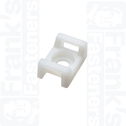Saddle Mount for 9.0mm Cable Ties, Natural