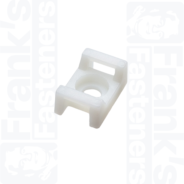Saddle Mount for 9.0mm Cable Ties, Natural