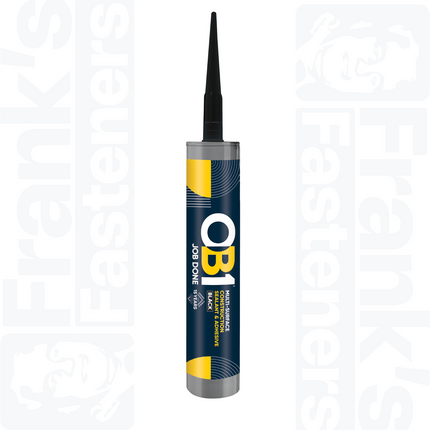 OB1 Multi-Surface Construction Sealant & Adhesive Black