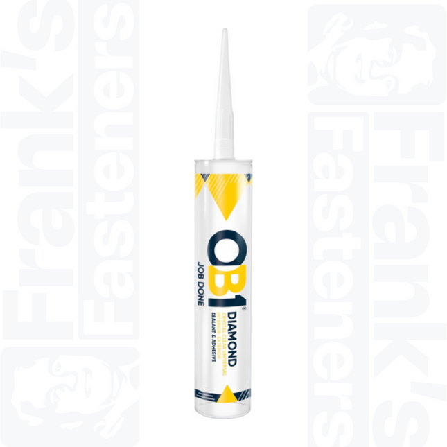 OB1 Diamond Sealant & Adhesive, Crystal Clear 290ml