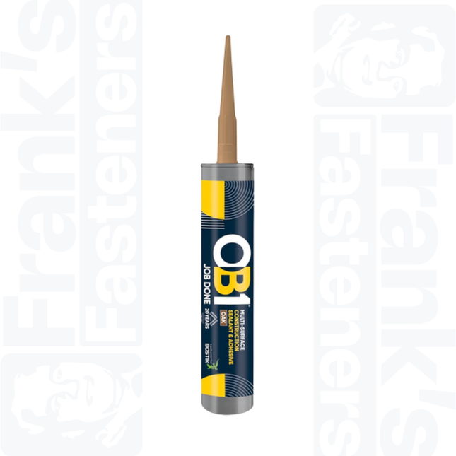 OB1 Multi-Surface Construction Sealant & Adhesive, Oak 290ml