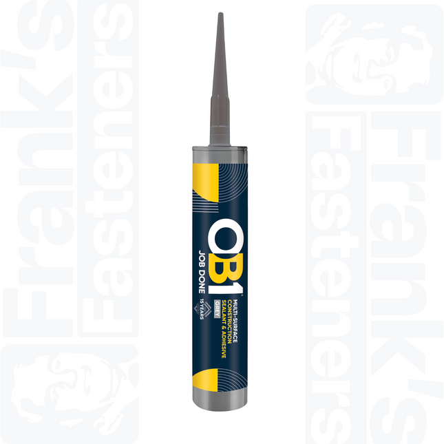 OB1 Multi-Surface Construction Sealant & Adhesive Grey
