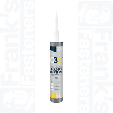 OB21 Professional Builders Universal Silicone, Clear 310ml