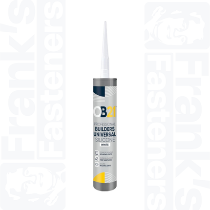 OB21 Professional Builders Universal Silicone, White 310ml