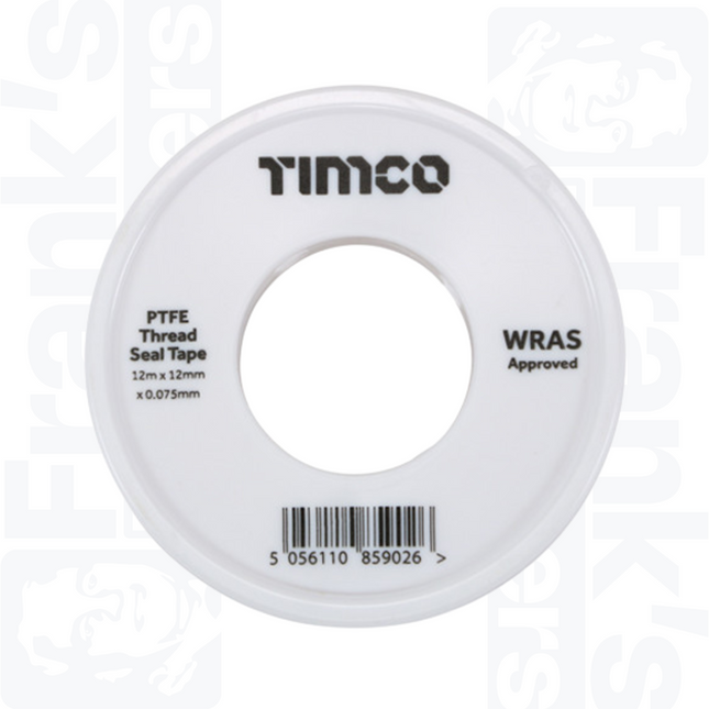 12m x 12mm PTFE Thread Seal Tape