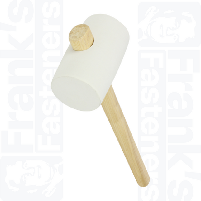 White Rubber Mallet 16oz