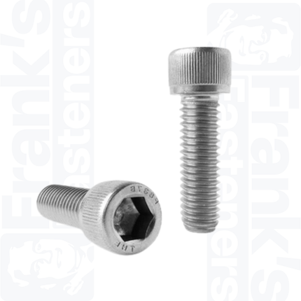 M12 x 20mm Socket Cap Head Screws DIN 912, Stainless Steel A2