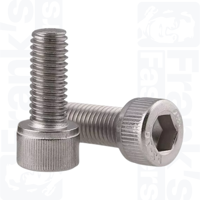 #10 UNF x 1 1/4" Socket Cap Head Screws, Stainless Steel (A2)