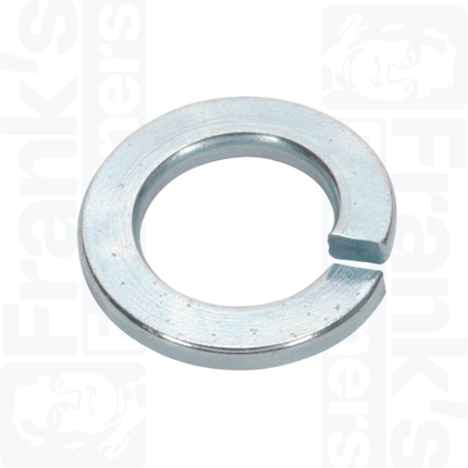 M10 Spring Washers Rectangular DIN 127B, Zinc Plated 8.8