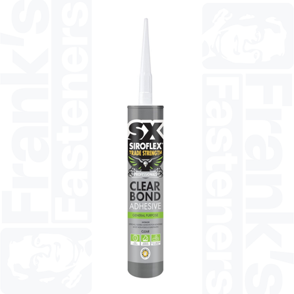 SX Siroflex Professionals Clearbond Adhesive, Clear 290ml