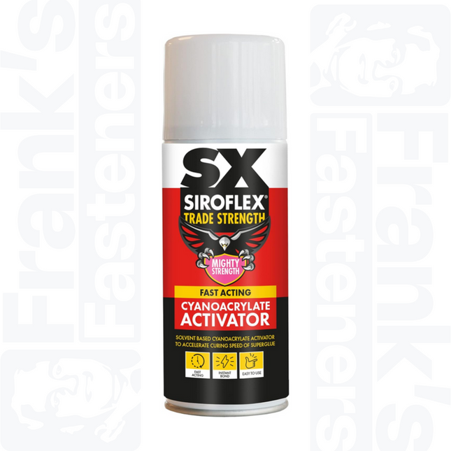 SX Siroflex Fast Acting Cyanoacrylate Activator, 200ml