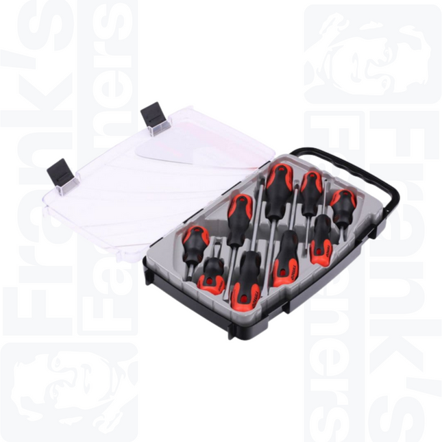 9pcs Tradesman's Screwdriver Set